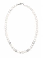 Collar Idee Preziose dal 1987 Mujer in Oro blanco Perla IP.CK18B/26P